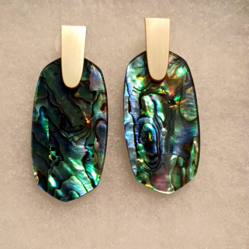 Kendra Scott Aragon Abalone earrings